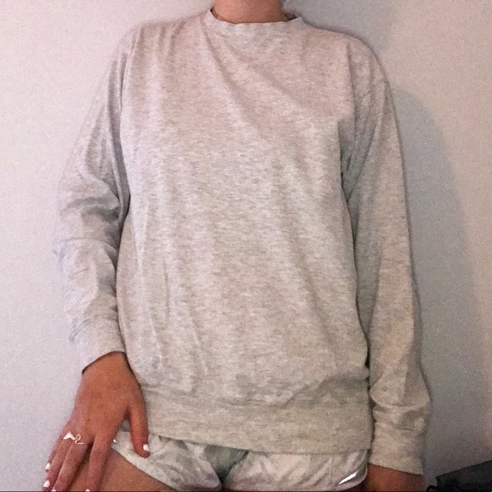 Gray pullover